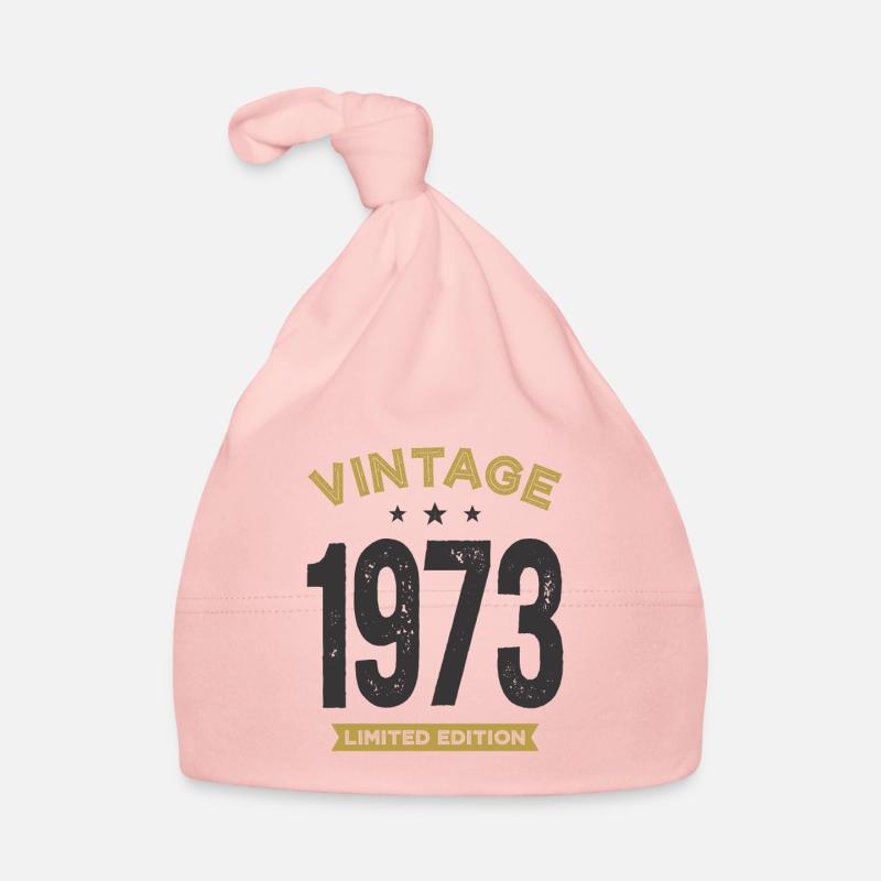 Vintage 1973 - 49th birthday Retro Classic Organic Baby Cap