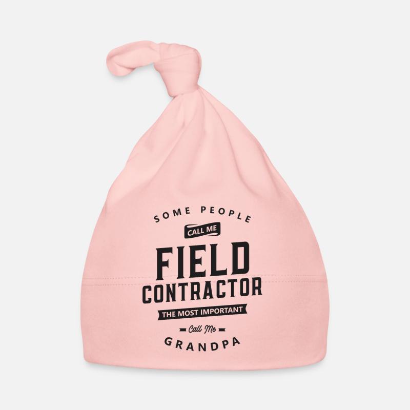 Titre de poste amusant d’entrepreneur sur le terrain Bonnet bio Bébé