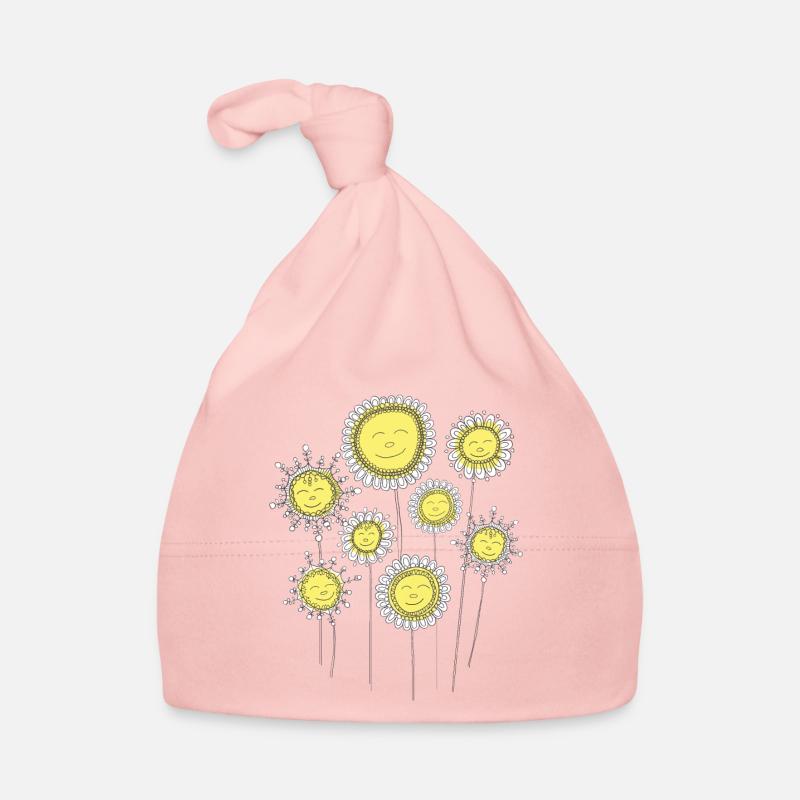 Bonheur - Bonnet bio Bébé - rose