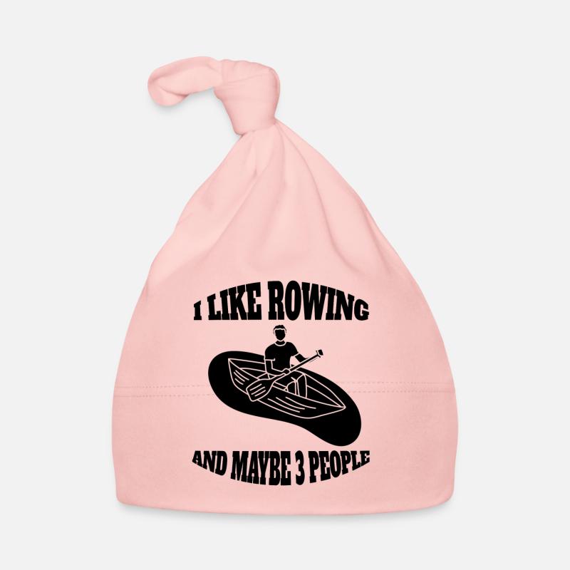 Rower funny saying rowing club rowing rower Organic Baby Cap