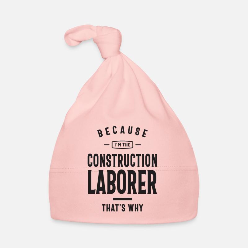 Bauarbeiter Berufsbezeichnung Beruf Baby Bio-Mütze