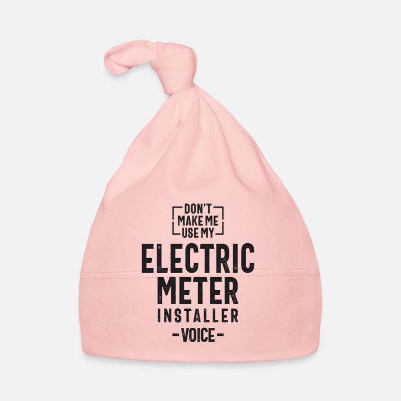 Elektrometter Installateur Beruf Baby Bio-Mütze