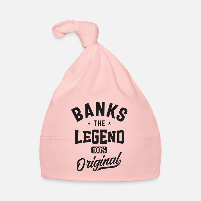 Banks Custom Name Organic Baby Cap
