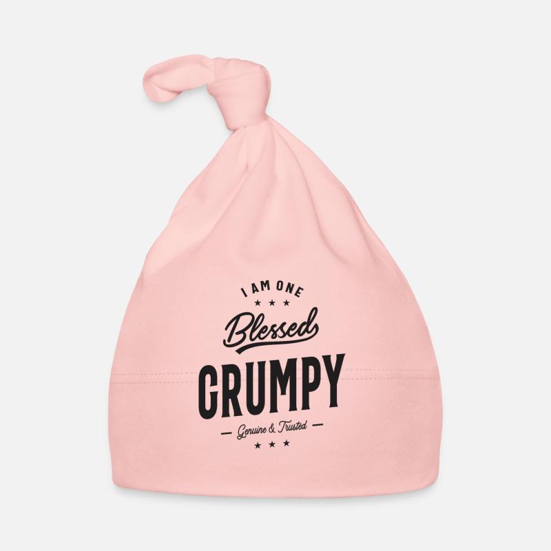 I Am One B Grumpy Funny Organic Baby Cap