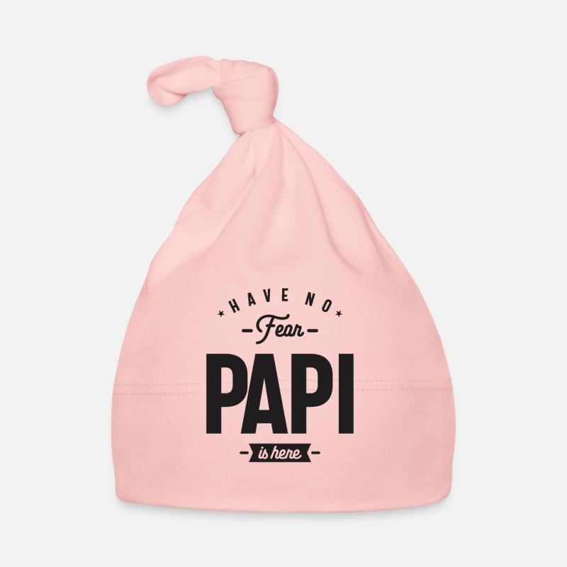 Have No Fear Papi is Here Funny Organic Baby Cap