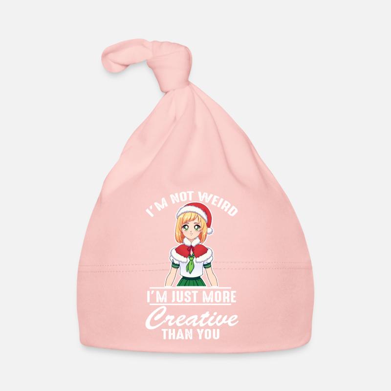 Je ne suis pas bizarre im juste plus créatif que vous drôle Bonnet bio Bébé