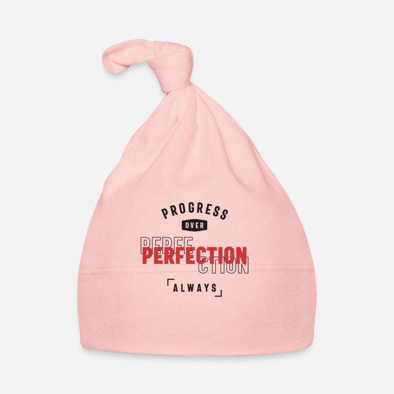 Toujours progresser plutôt que la perfection - Restez positif Bonnet bio Bébé