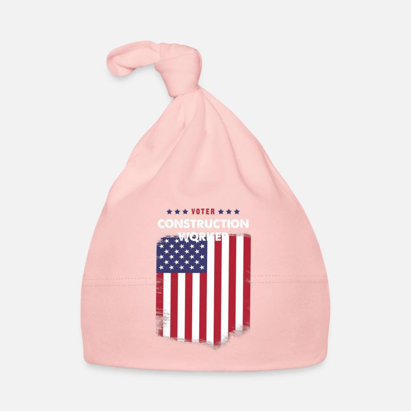 Voter Construction worker Organic Baby Cap