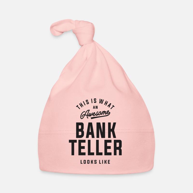 Awesome Bank Teller Design Organic Baby Cap