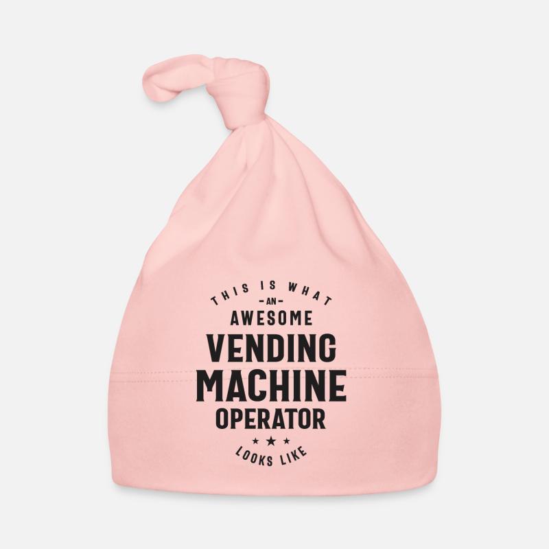 Awesome Vending Machine Operator Organic Baby Cap