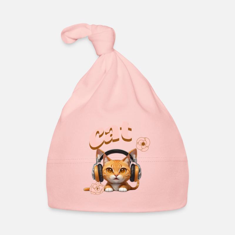 teeshirt chat mignon Bonnet bio Bébé