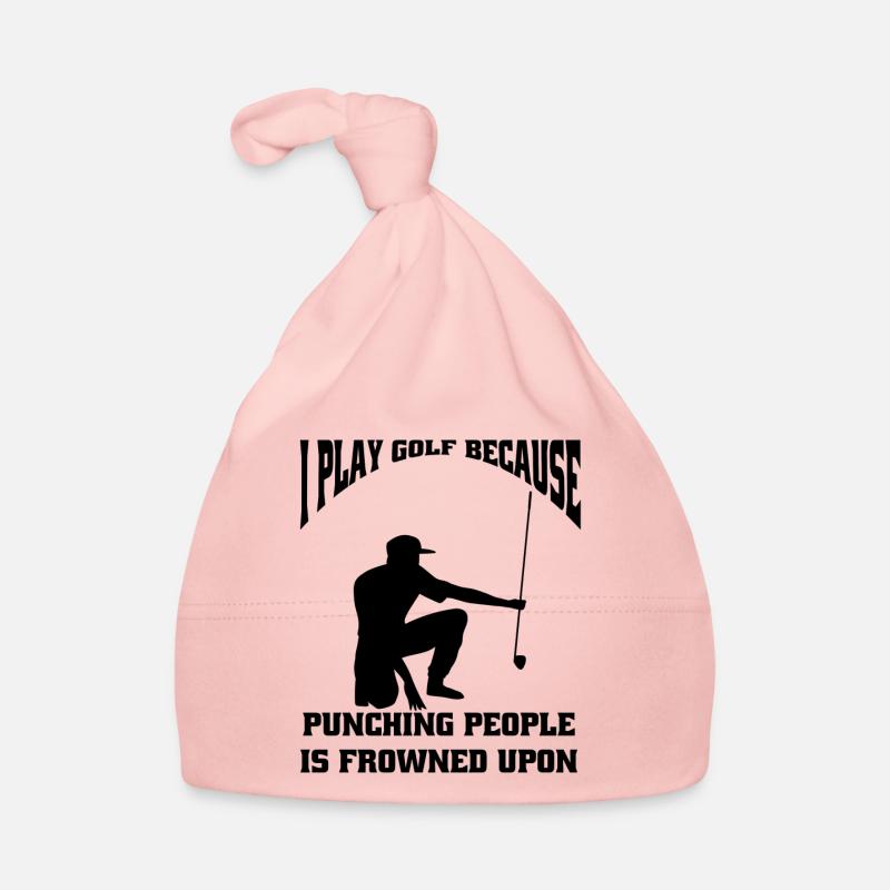 Golfeur, golf, golf, club de golf, terrain de golf Bonnet bio Bébé