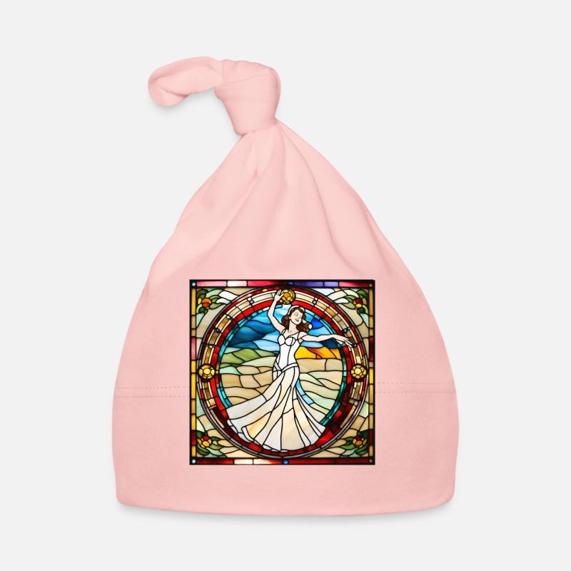 Verre de mariage - joie nuptiale - Bonnet bio Bébé - rose