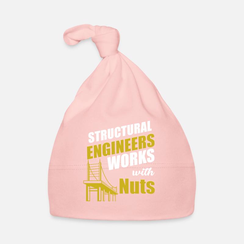 Construction carpenter structural engineer working with nuts Organic Baby Cap