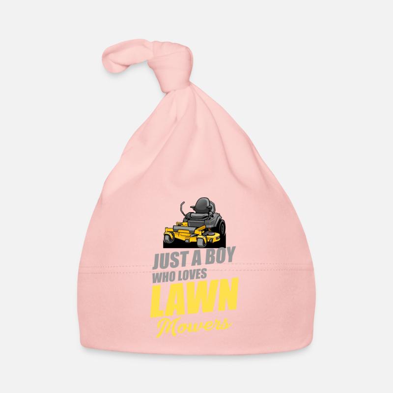 Nur Ein Junge, Der Rasenmäher, Platzwarte, Baby Bio-Mütze