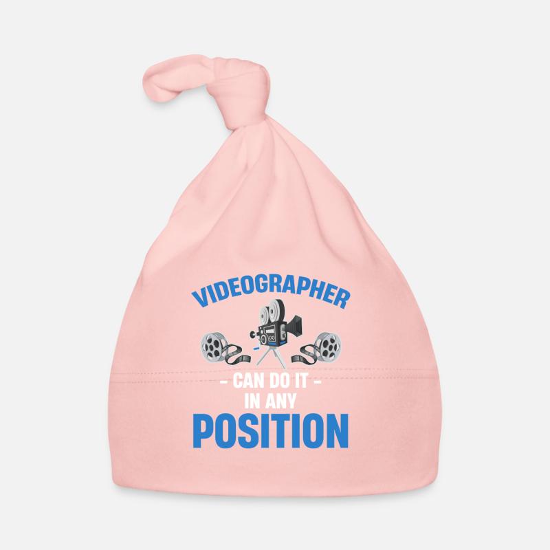 Videographers can do it in any position Organic Baby Cap