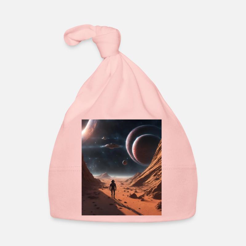 Astronomy Space Planets Organic Baby Cap