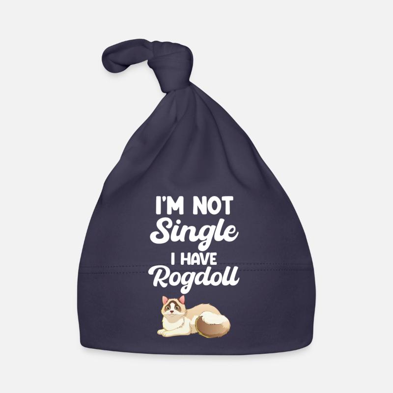Ich Bin Nicht Single Ich Habe Eine Ragdoll Mama Baby Bio-Mütze