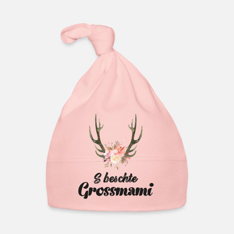 S beschte Grossmami Schweiz Oma Grosi Baby Bio-Mütze