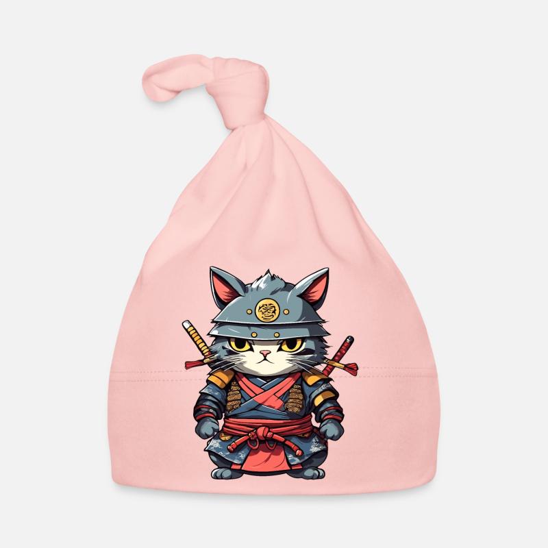 Samurai-Katze #17 Baby Bio-Mütze