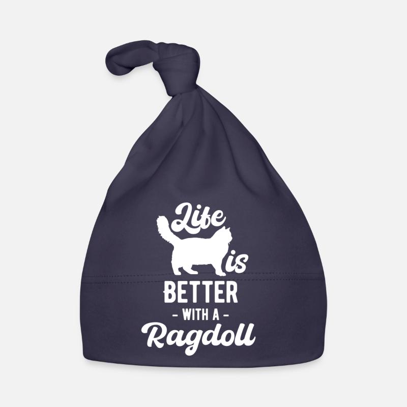 Das Leben Ist Besser Mit Einer Ragdoll Mom Baby Bio-Mütze