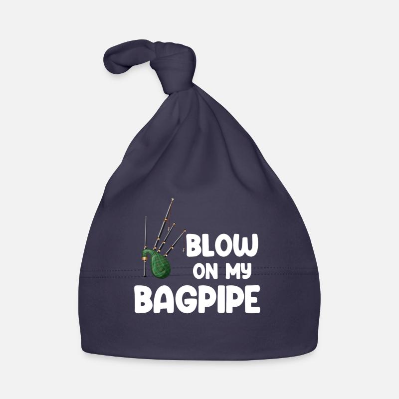 Soufflez sur ma cornemuse Cornemuse classique Bonnet bio Bébé