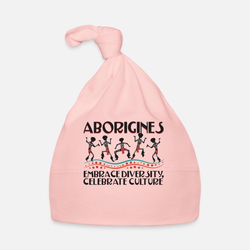 Aborigines Embrace Diversity Baby Bio-Mütze