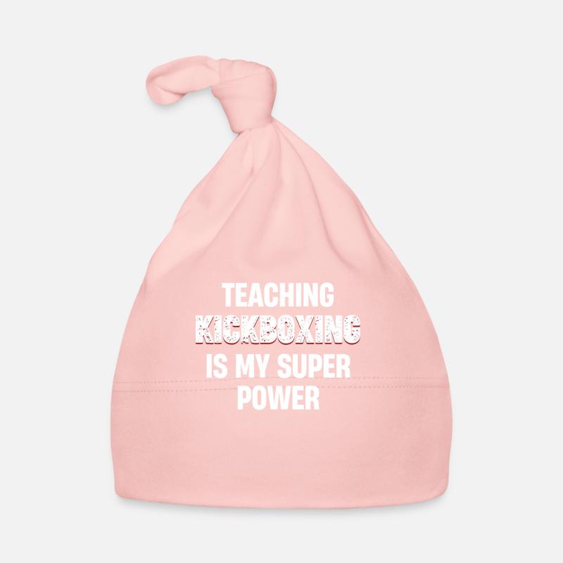 Teaching kickboxing is my superpower, Organic Baby Cap
