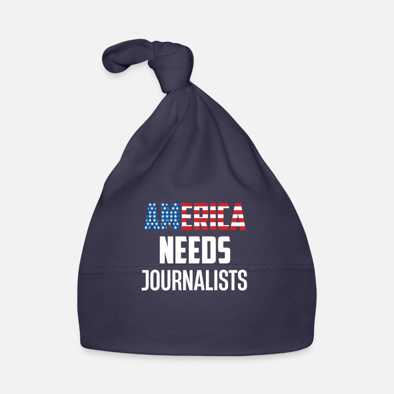 America Needs Journalists: Author, Organic Baby Cap