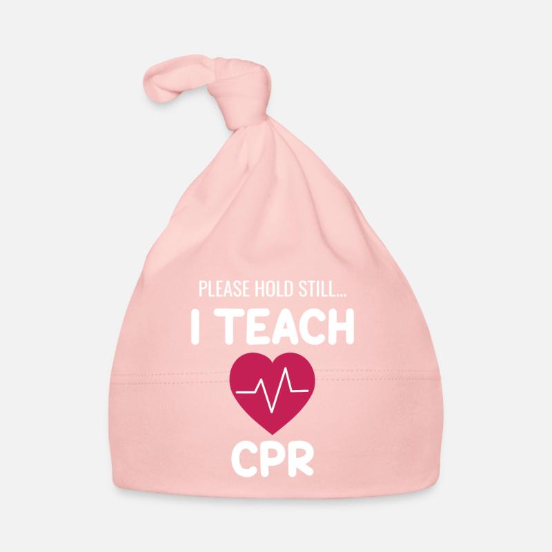 Please keep still. I teach CPR!! Organic Baby Cap