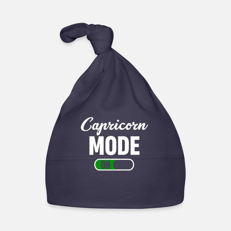 Capricorn mode for funny horoscopes Organic Baby Cap