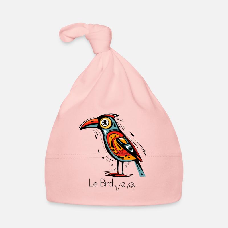 der abstrakte Kunst Vogel Baby Bio-Mütze