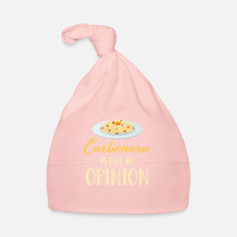 Carbonara Connaisseur Italiano Macaroni Cheese Organic Baby Cap
