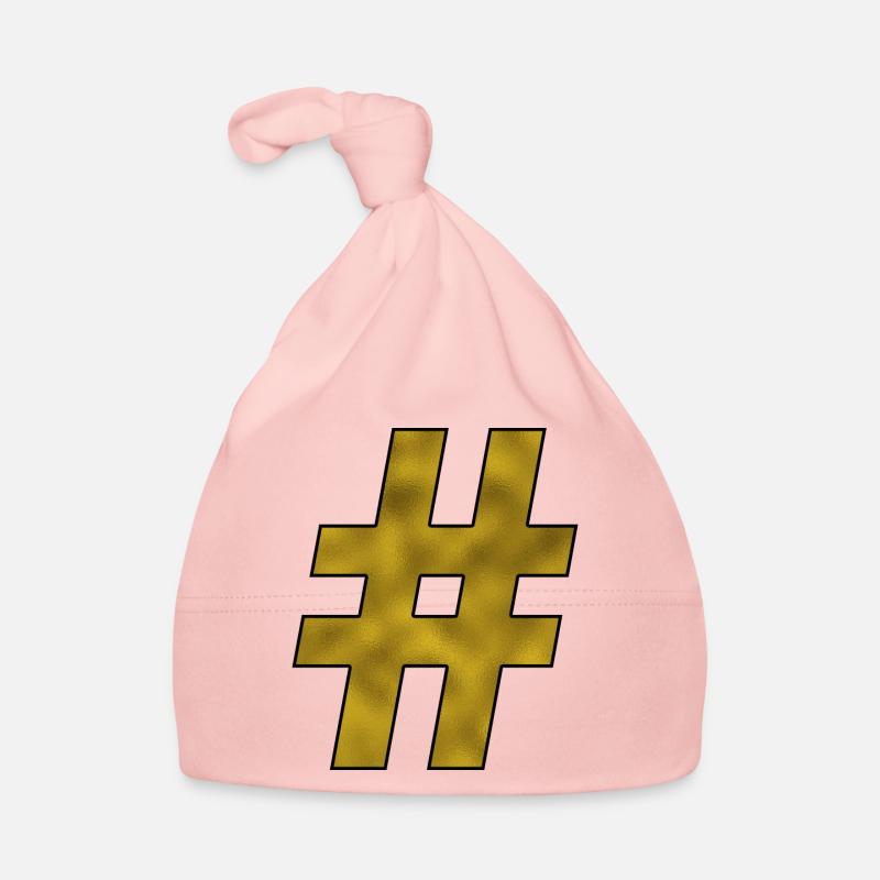 Hashtag Or Bonnet bio Bébé