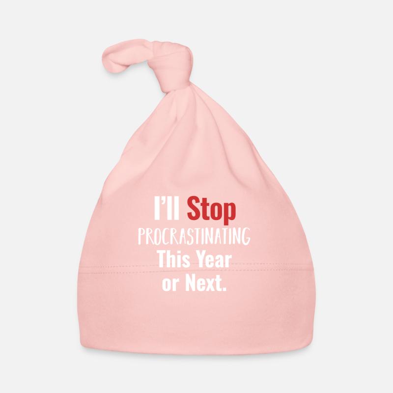 I'll stop procrastinating tomorrow Organic Baby Cap