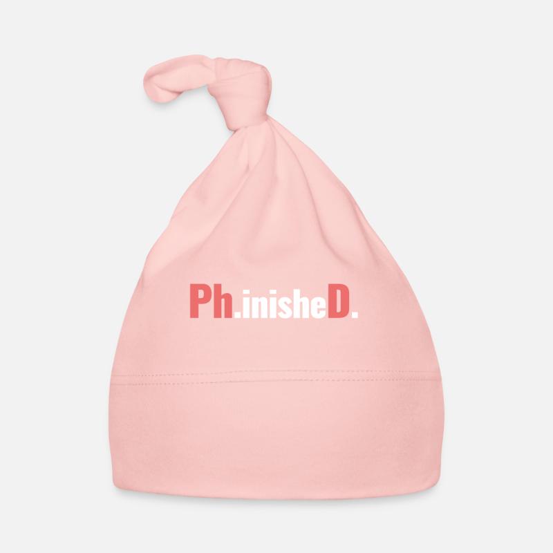 Ph.inished. Ph.d. Doktorat Master Bachelor Baby Bio-Mütze