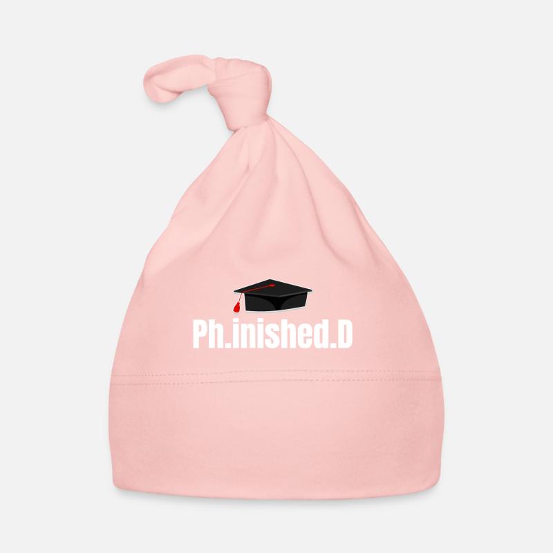 Ph.inished. Ph.d. Doktorat Master Bachelor Baby Bio-Mütze