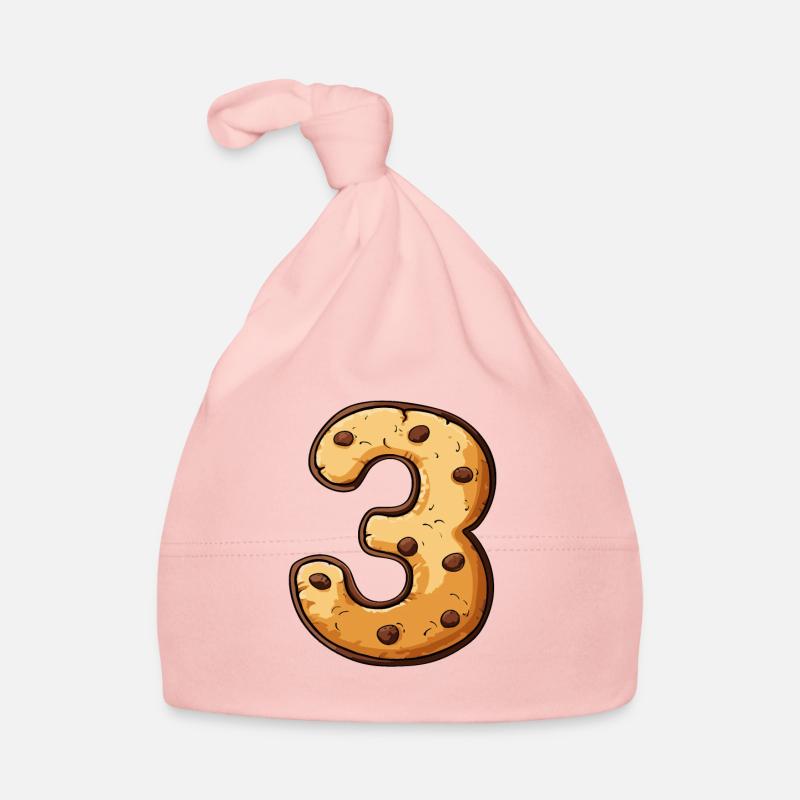 A birthday cookie for three-year-olds, 3 years old Organic Baby Cap