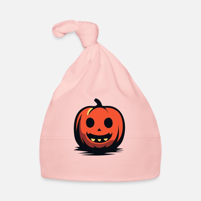 Funny Pumpkin Organic Baby Cap