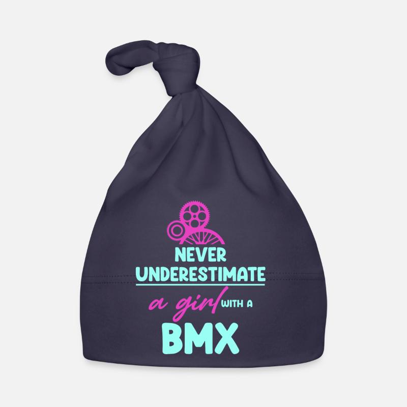 Unterschätze Niemals Ein Mädchen Mit Einem Baby Bio-Mütze