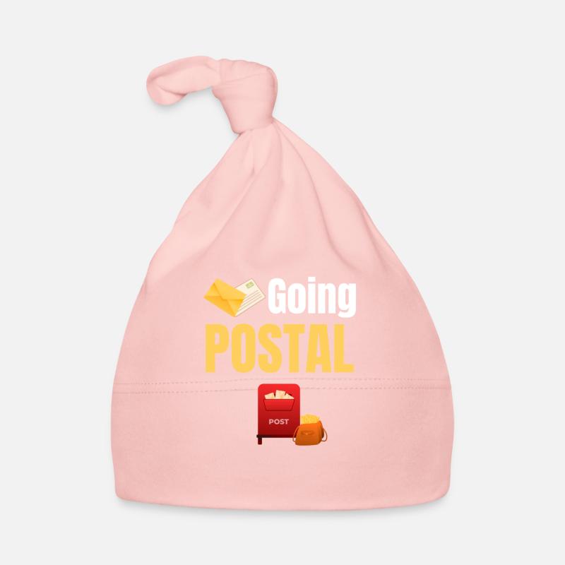 Going Post Lustiger Arbeiter Postbote Briefträger Baby Bio-Mütze