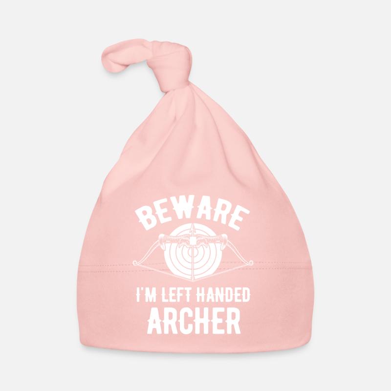 Attention, je suis gaucher, archer, Bonnet bio Bébé