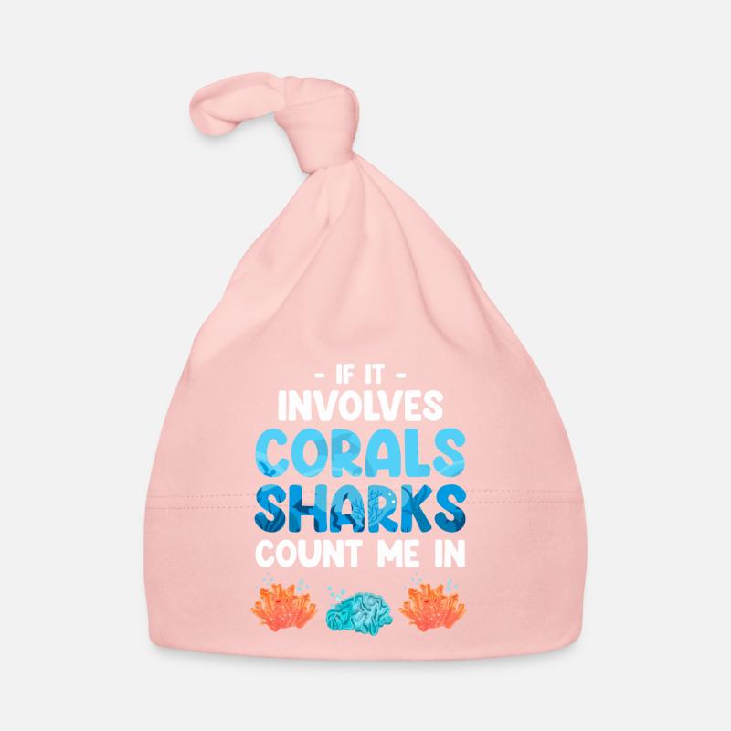 Quand il s’agit de coraux et de requins, comptez-moi parmi eux Bonnet bio Bébé