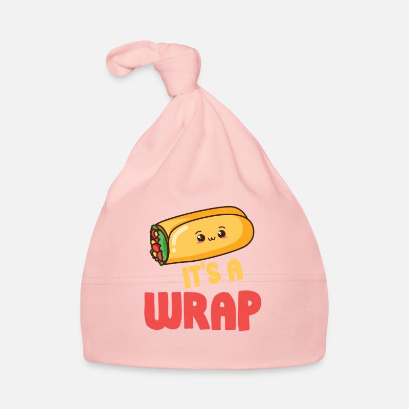 It's A Wrap Burrito Puns Mexican Organic Baby Cap