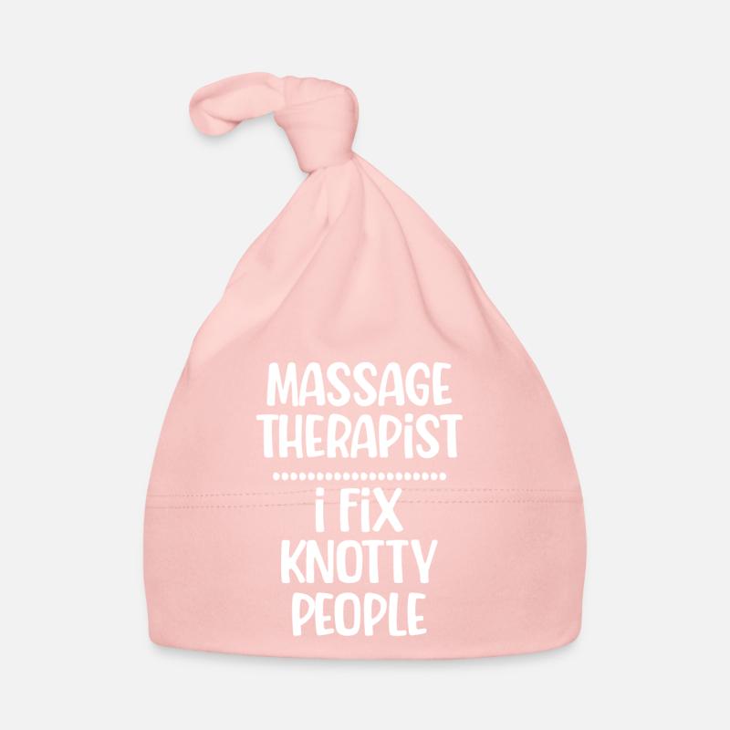 Massagetherapeutin Ich Fix Knotty People Baby Bio-Mütze