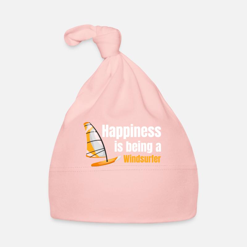 Glück Ist, Ein Windsurfer Zu Sein Windsurfen Baby Bio-Mütze