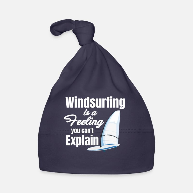 Windsurfing is a feeling you can't explain Organic Baby Cap