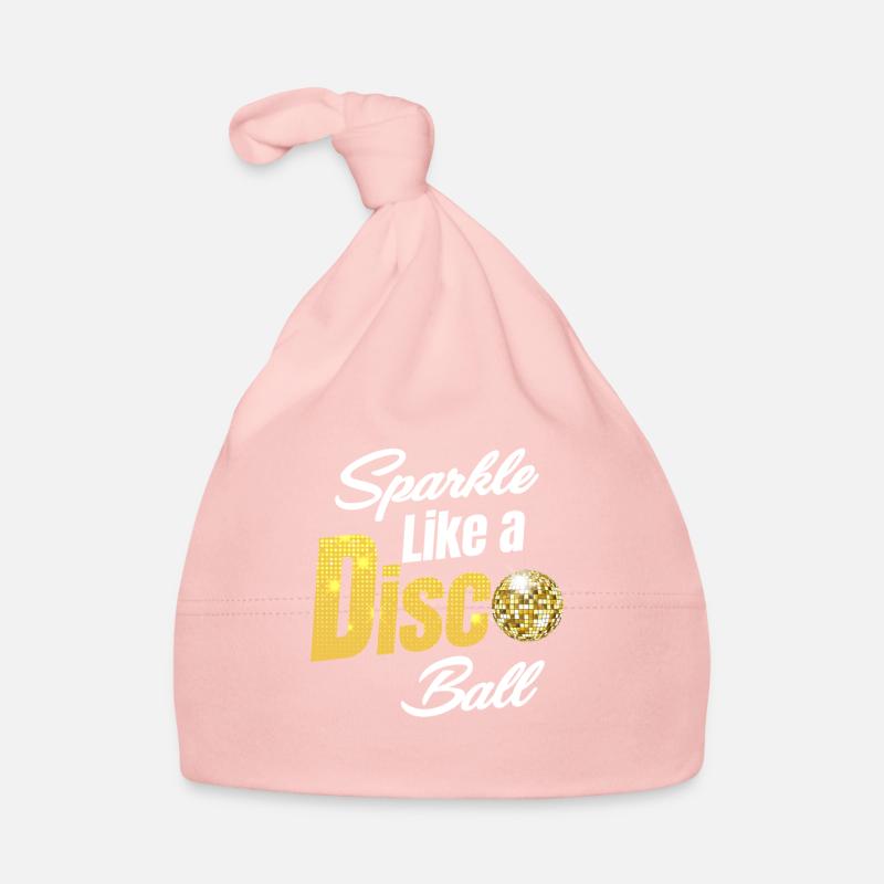 Scintillez comme une boule disco. Classique Bonnet bio Bébé