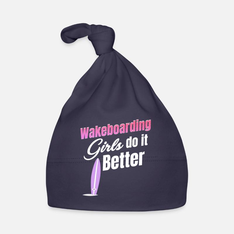 Les filles de wakeboard font de meilleures vagues Bonnet bio Bébé
