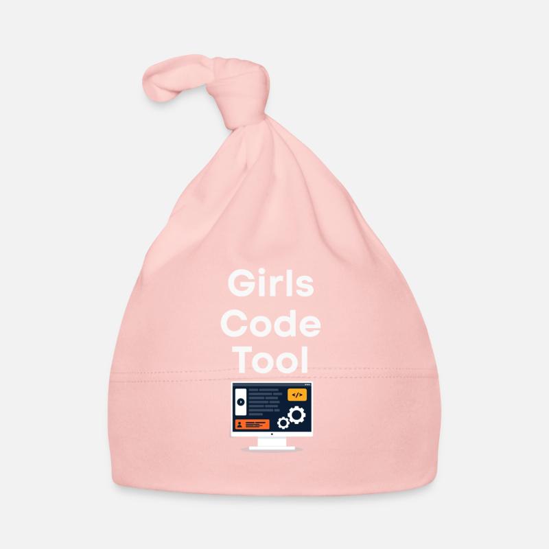Mädchen Programmieren Auch Programmierer Baby Bio-Mütze